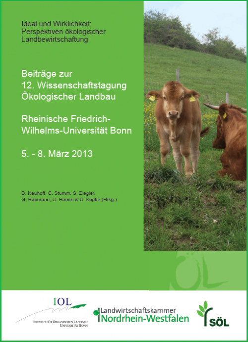 Coverbild - Beiträge zur 12. Wissenschaftstagung Ökologischer Landbau - Verlag Dr. Köster - ISBN 978-3-89574-815-8