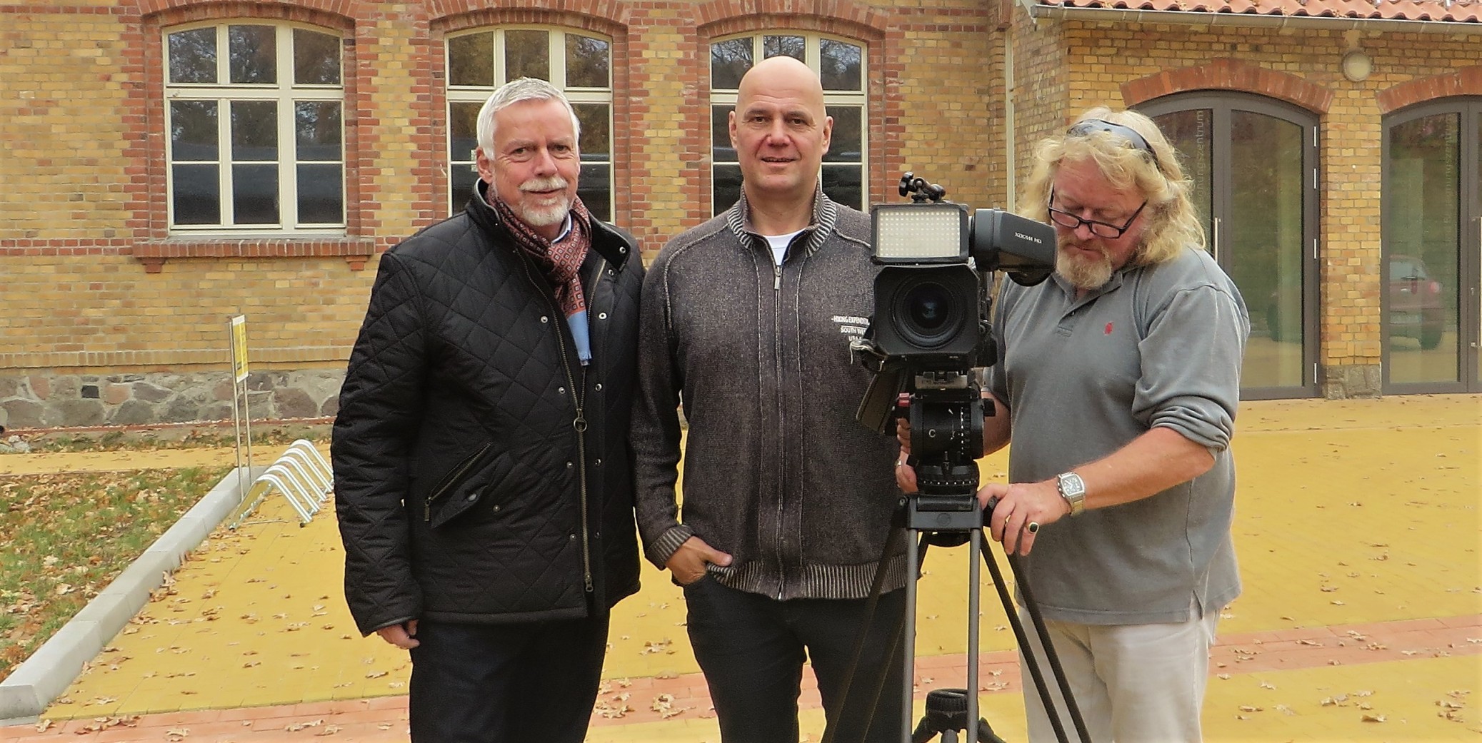 Filmproduzent Hilmer Rolff, Autor Dietmar Schultke und Kameramann Frank Jentsch.
