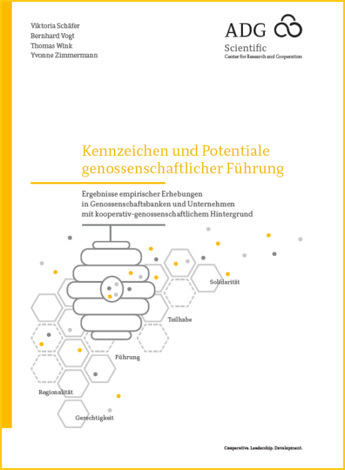 Cover - Kennzeichen und Potentiale genossenschaftlicher Führung - Verlag Dr. Köster - ISBN 978-3-96831-014-5