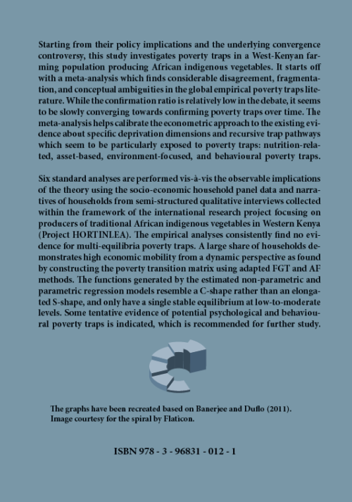 Backcover - Ferenczi - Analysis of poverty traps in rural smallholder households in East Africa - ISBN 978-3-96831-012-1